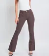 Ymi Hyperstretch High Rise Flare Pant In Cocoa