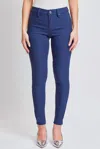 YMI HYPERSTRETCH MID-RISE SKINNY JEAN IN NAVY
