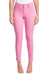 Ymi Hyperstretch Skinny Jean In Flamingo Pink In Multi
