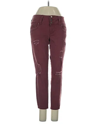 Pre-owned Ymi Jeans In Burgundy