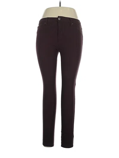 Pre-owned Ymi Jeggings In Burgundy