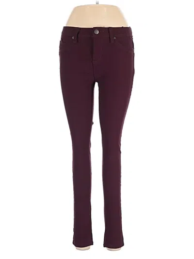 Pre-owned Ymi Jeggings In Burgundy