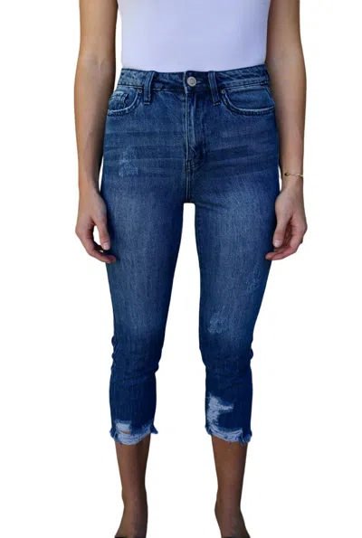 Ymi Jolie Skinny Jean In Dark Wash In Blue