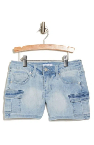 Ymi Kids' Cargo Pocket Shorts In Celestial Blue