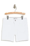 Ymi Kids' Front Patch Pocket Denim Shorts In White
