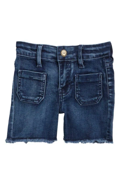 Ymi Kids' Patch Pocket Shorts In Blue