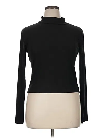 Pre-owned Ymi Long Sleeve Top Black Turtleneck Tops