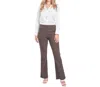 Ymi Missy Pull-on Hollywood Bootcut Jeans In Clove In Multi