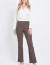 Ymi Missy Pull-on Hollywood Bootcut Jeans In Clove In Multi