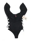 Ymi One Piece Swimsuit In Black
