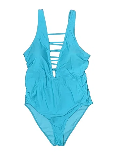 Pre-owned Ymi One Piece Swimsuit In Blue