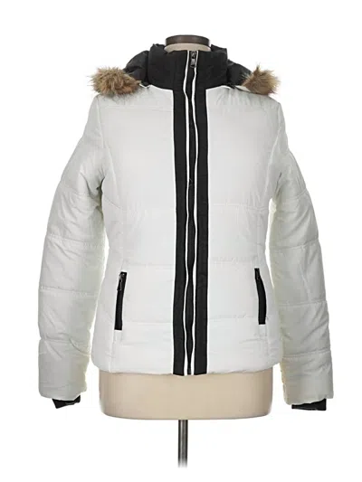 Pre-owned Ymi Snow Jacket In White