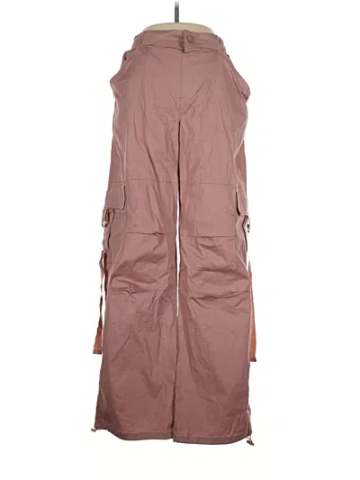 Pre-owned Ymi Snow Pants With Bib In Pink