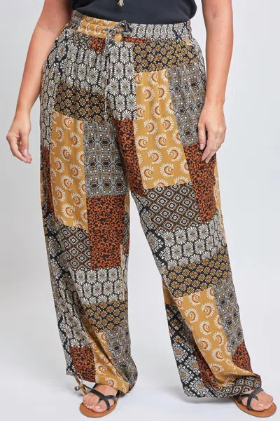 Ymi Tasha Pants - Plus In Olive In Gray