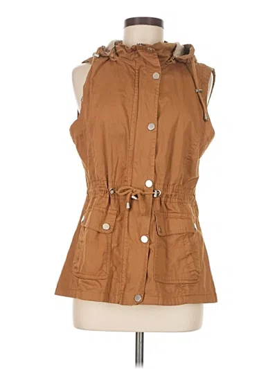 Pre-owned Ymi Vest In Brown