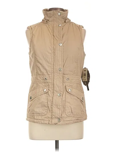 Pre-owned Ymi Vest In Tan