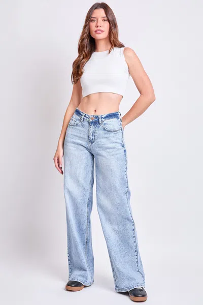 Ymi Women's Bella Wide Leg Jeans In Blue