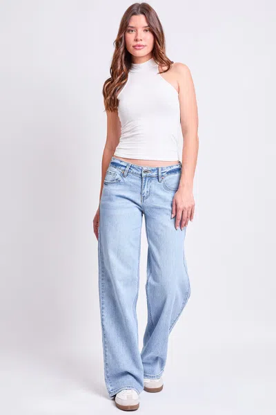 Ymi Women's Britney Wide Leg Jeans In Blue