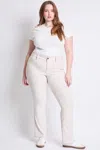 Ymi Women's Plus Hyperstretch Bootcut Pants In White