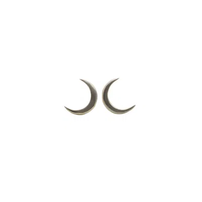 Yoaa Women's New Moon Earrings,sterling Silver
