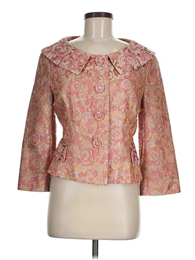 Pre-owned Yoana Baraschi Blazer Jacket In Pink