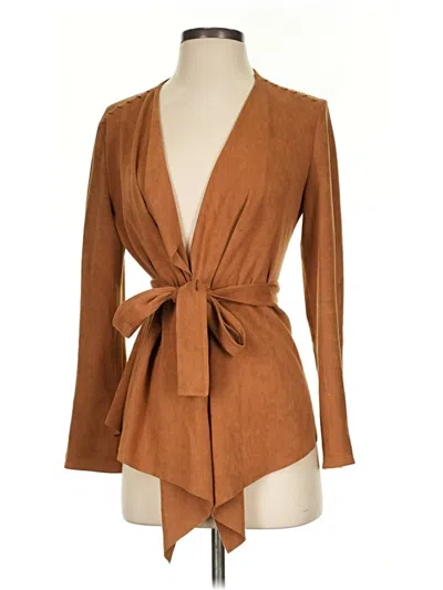 Pre-owned Yoana Baraschi Cardigan Sweater In Brown