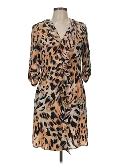 Pre-owned Yoana Baraschi Casual Dress In Brown