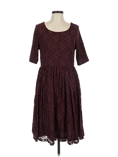 Pre-owned Yoana Baraschi Casual Dress In Burgundy