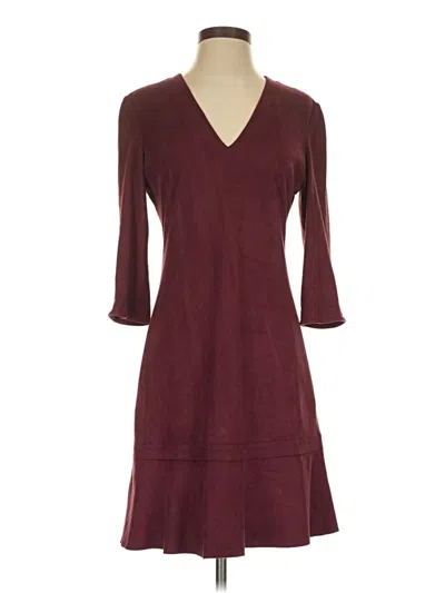 Pre-owned Yoana Baraschi Casual Dress In Burgundy