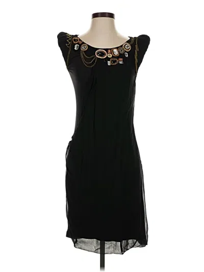 Pre-owned Yoana Baraschi Cocktail Dress In Black