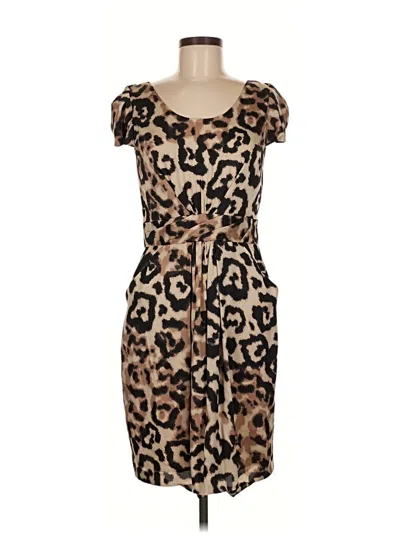 Pre-owned Yoana Baraschi Cocktail Dress In Brown