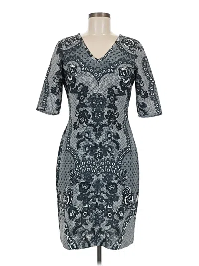 Pre-owned Yoana Baraschi Cocktail Dress In Gray