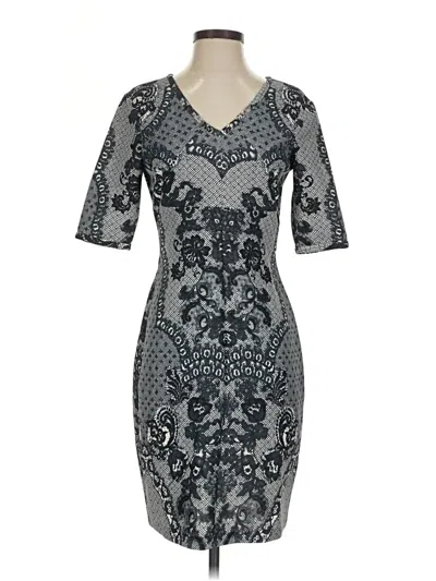 Pre-owned Yoana Baraschi Cocktail Dress In Gray