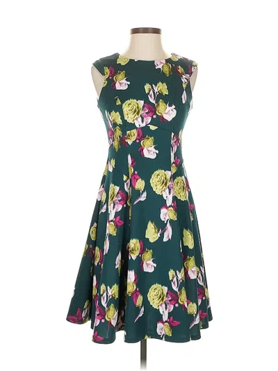 Pre-owned Yoana Baraschi Cocktail Dress In Green