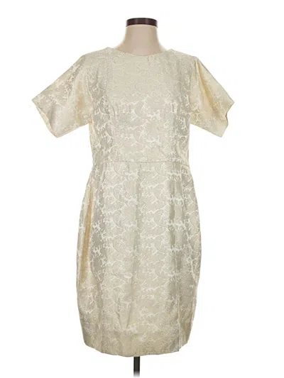 Pre-owned Yoana Baraschi Cocktail Dress In Ivory