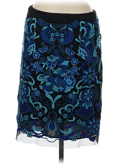 Pre-owned Yoana Baraschi Formal Skirt In Blue