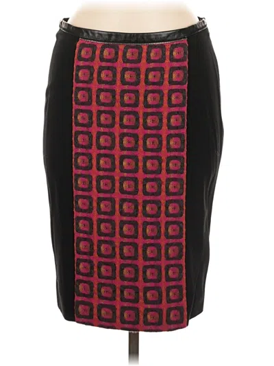 Pre-owned Yoana Baraschi Formal Skirt In Burgundy