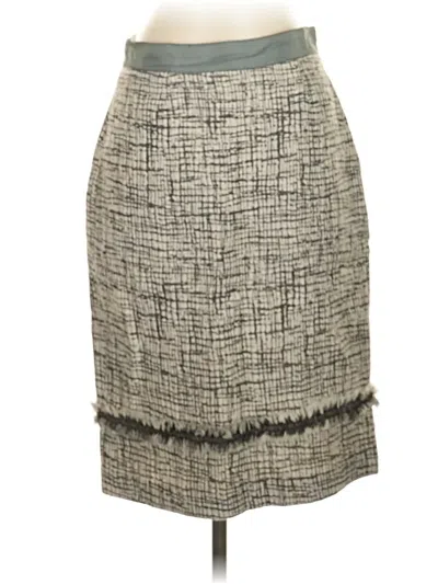 Pre-owned Yoana Baraschi Formal Skirt In Gray