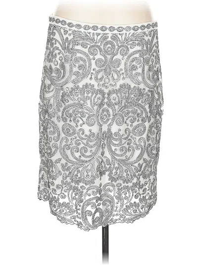 Pre-owned Yoana Baraschi Formal Skirt In Silver