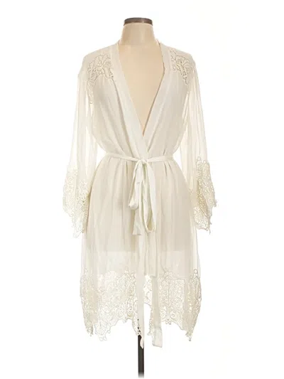 Pre-owned Yoana Baraschi Kimono In Ivory