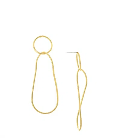 Yochi Women's Swivel Earrings In Gold