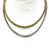 Yochi Women's Wheat Chain Necklace In Gold In Gold