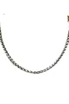 Yochi Women's Wheat Chain Necklace In Silver In Silver