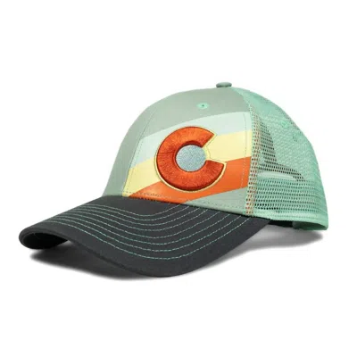 Yocolorado Women's Incline Colorado Trucker Hat In Luna In Gold