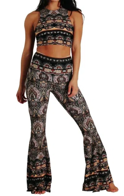Yoga Democracy Bell Bottoms In Espresso Yourself In Black