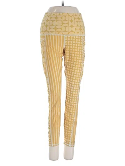 Pre-owned Yoga Democracy Casual Pants In Yellow