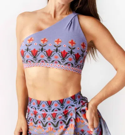 Yoga Democracy The Maverick Sporst Bra In Lavender Love In Purple