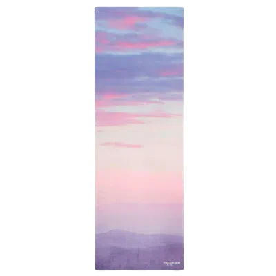 Yoga Design Lab Combo Travel Yoga Mat 1.5mm - Breathe In Pink