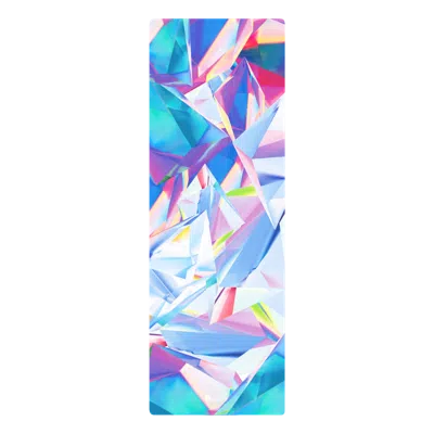 Yoga Design Lab Combo Travel Yoga Mat 1.5mm - Crystal In Transparent