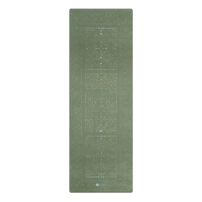 Yoga Design Lab Combo Yoga Mat 3.5mm - Boho Glow In Green